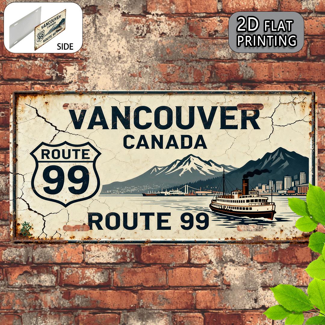 Home Office British - 2D Flat, 1pc Vintage Vancouver Canada