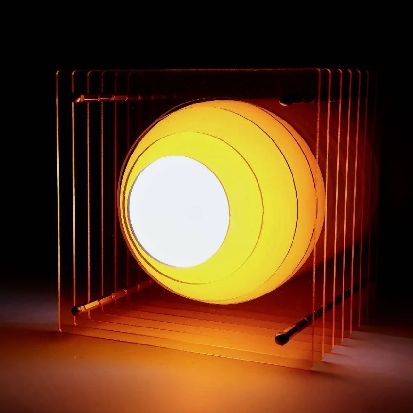 Home Office Decor - DIY Acrylic Thousand Layer Lamp Moon