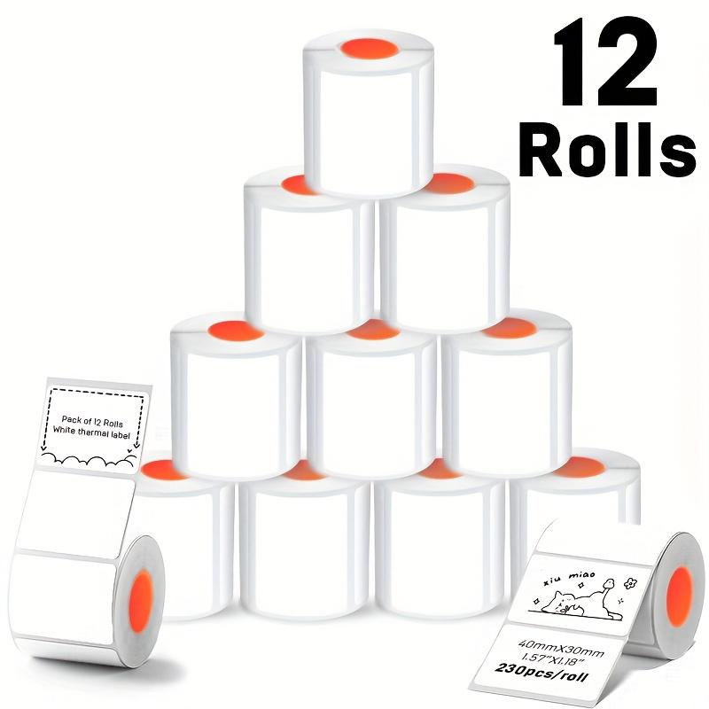 Laser Printer Home - Color Thermal Label Paper 12 Rolls