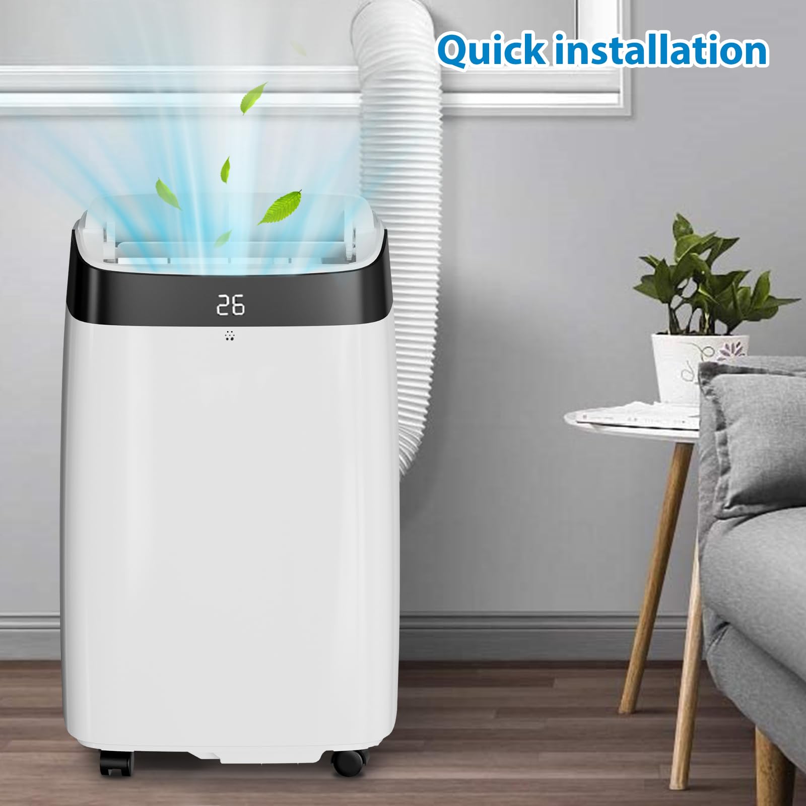 Home Office British - Portable Air Conditioners, 10000BTU 3-in-1 AC