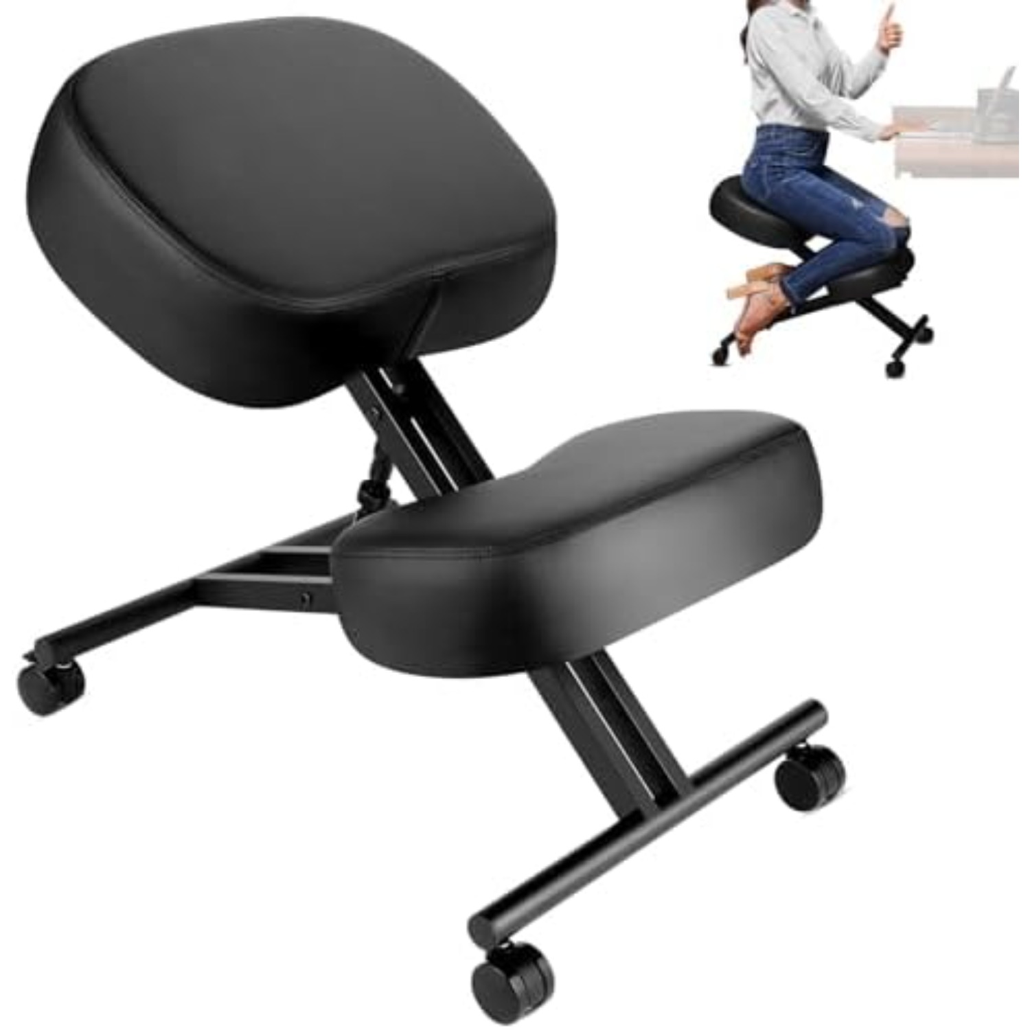 Home Office Ergonomics - Ergonomic Kneeling Chair, Meditation Chair with