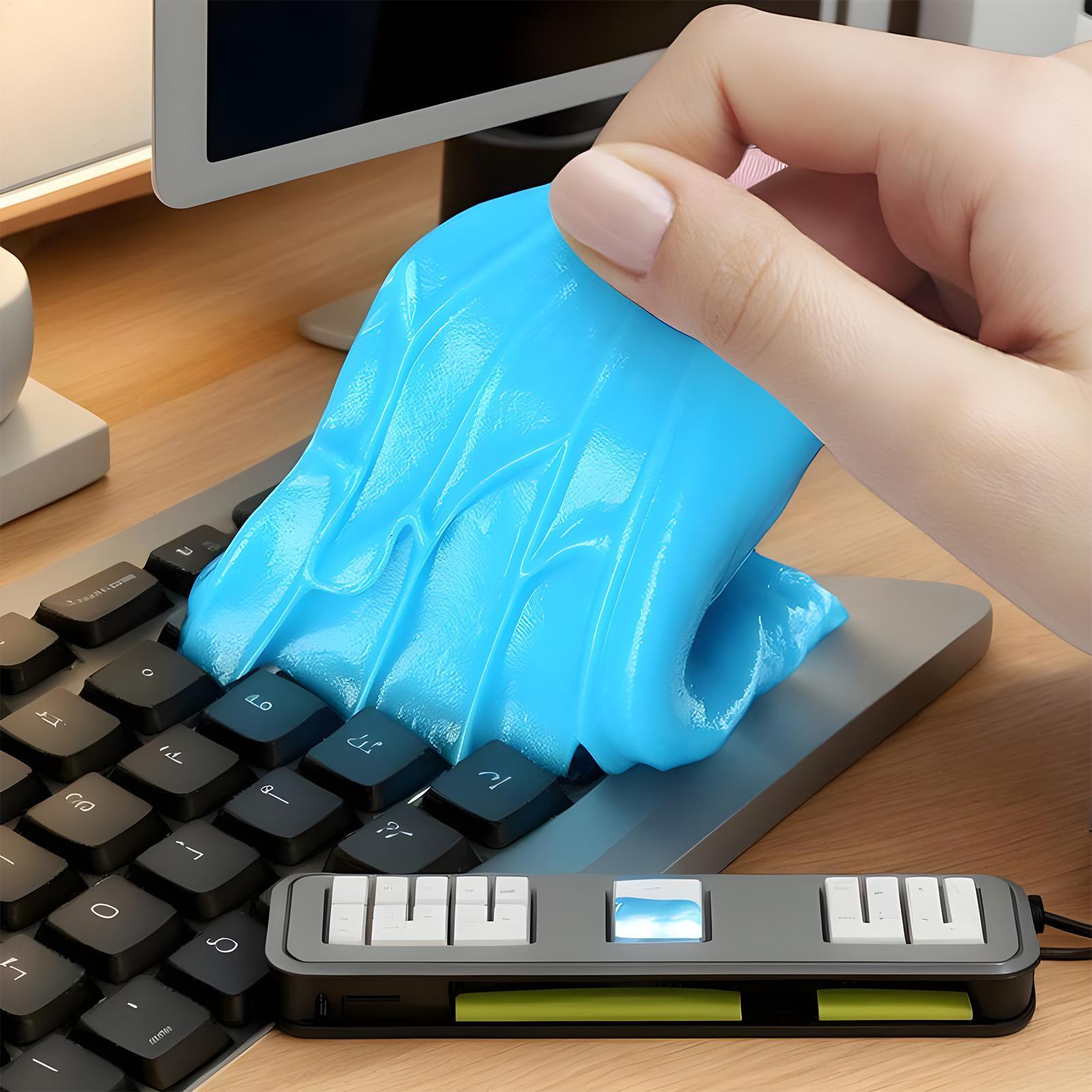Home Office Keyboard - Auto Car Cleaning Pad Glue Powder