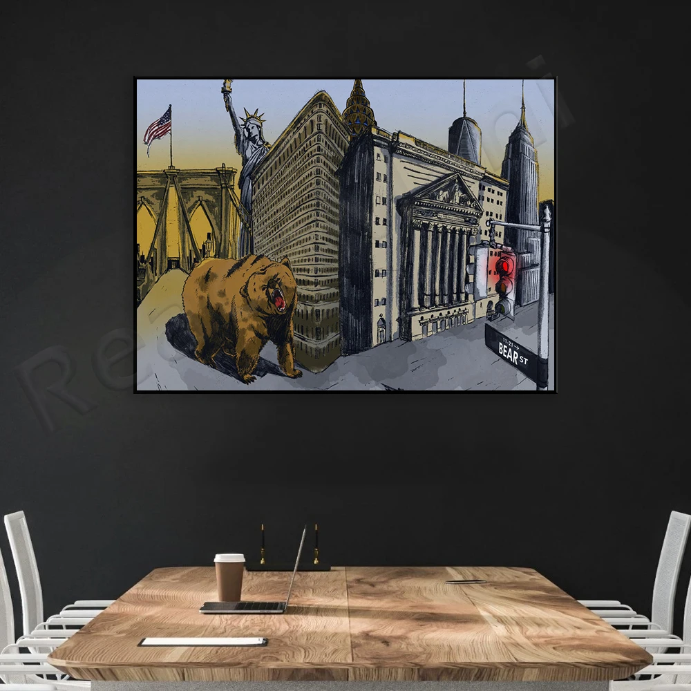 Home Office Marketing - Bear Artwork | New York |