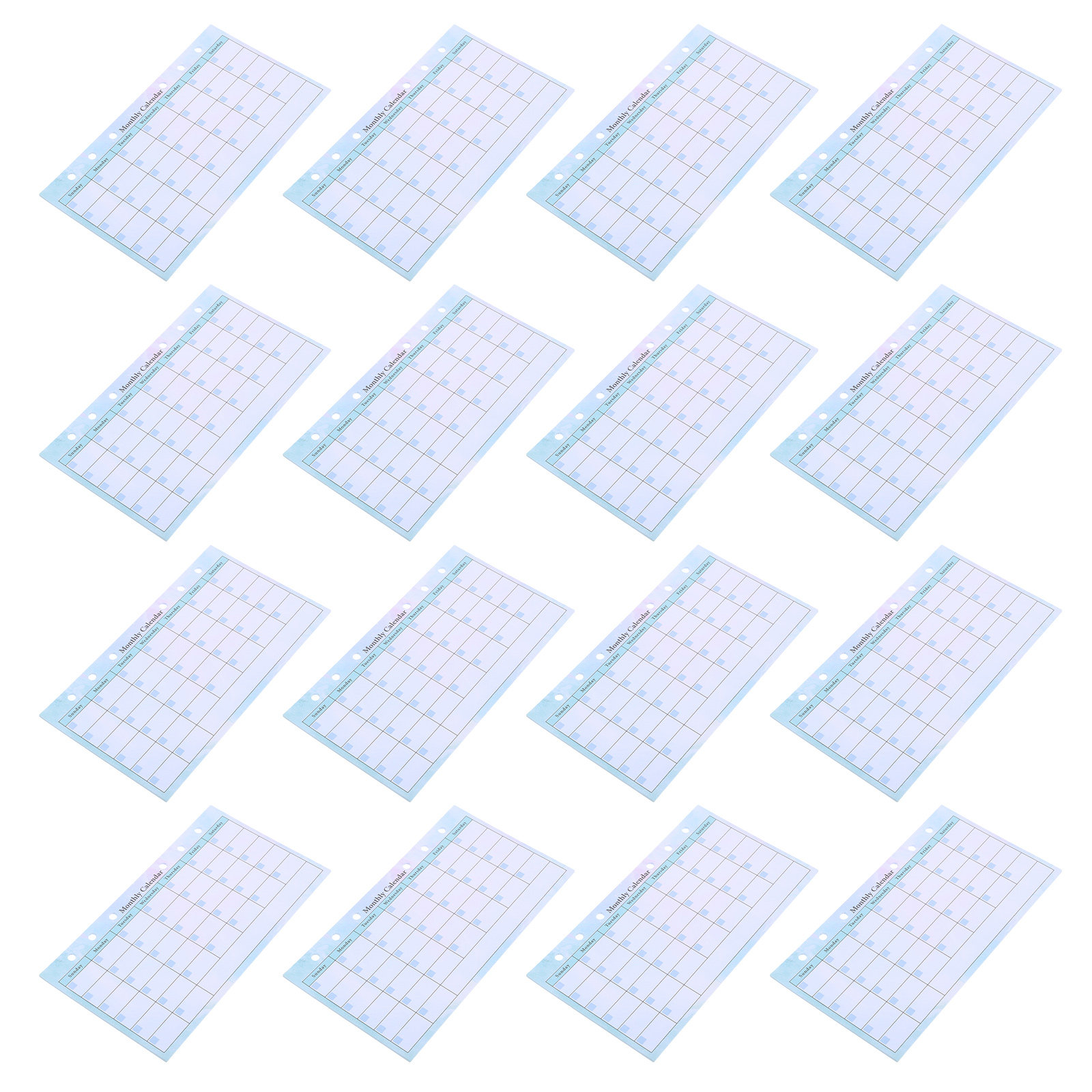 Home Office Budget - 14Sheets A6 Monthly Planner Refill for