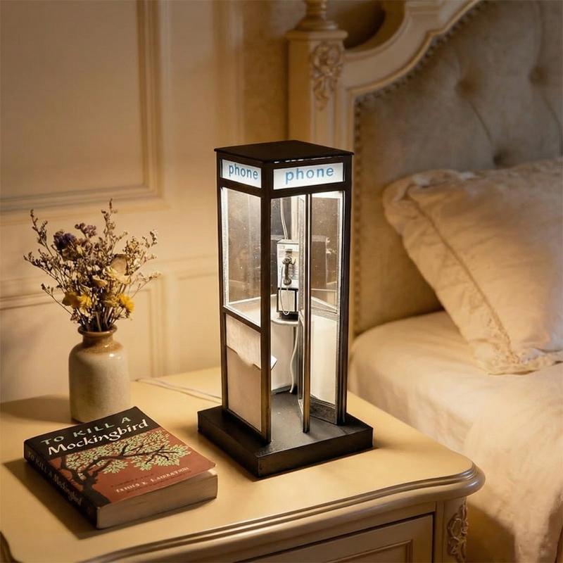 Tall Vintage Phonebooth Lamp R - đánh giá và giá Home Office British