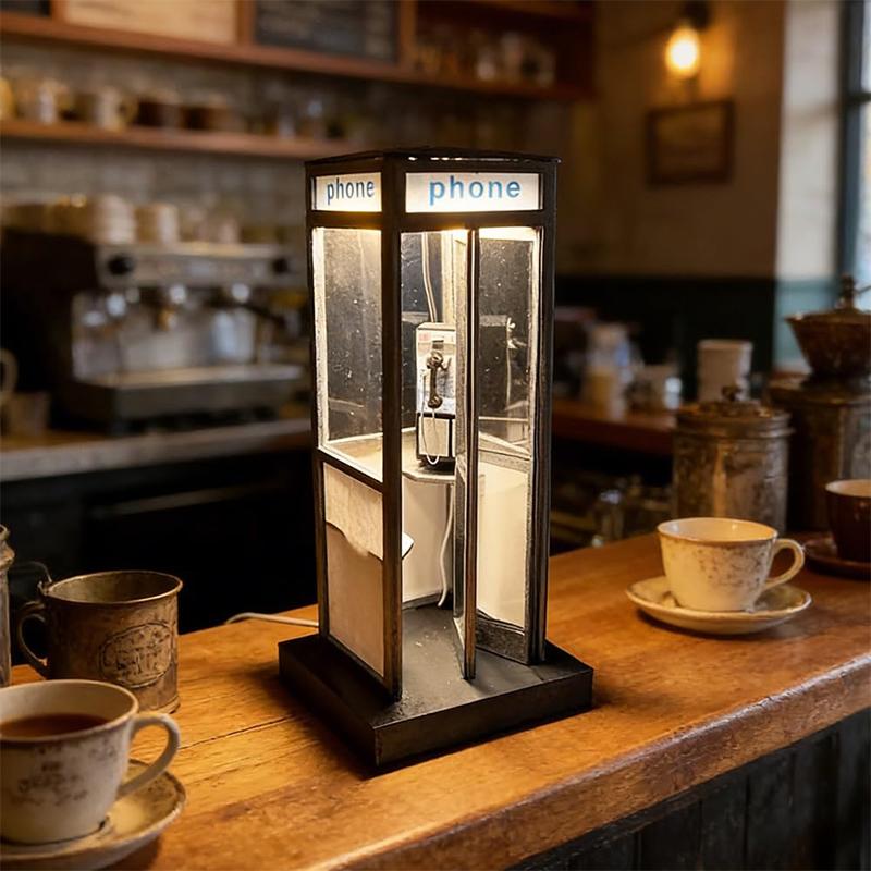 Tall Vintage Phonebooth Lamp R - đánh giá và giá Home Office British