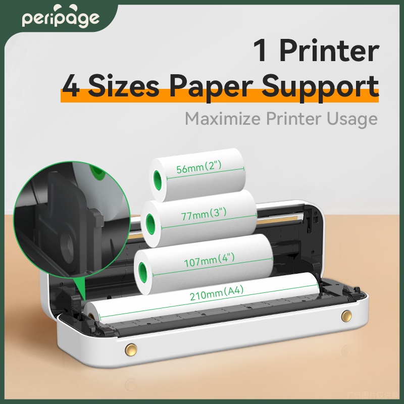 Peripage Portable A4 Printer T - đánh giá và giá Laser Printer Home