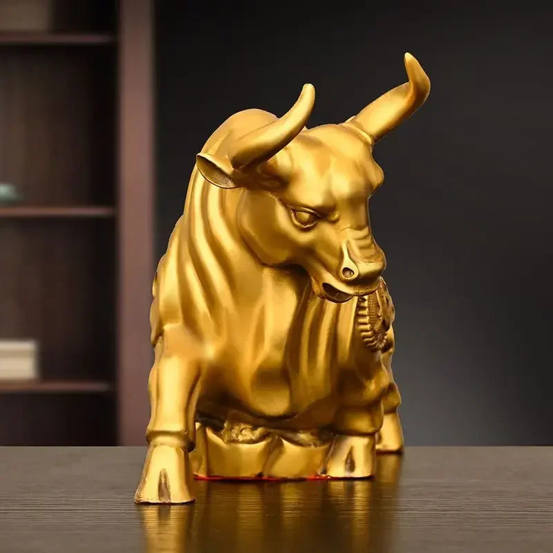 Feng Shui Copper Cow Ornament, - đánh giá và giá Home Office Marketing
