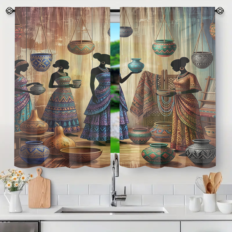 Bohemian Ethnic Market Curtain - đánh giá và giá Home Office Marketing