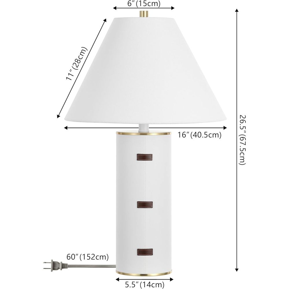 27-inch LED Table Lamp - White - đánh giá và giá Home Office Room