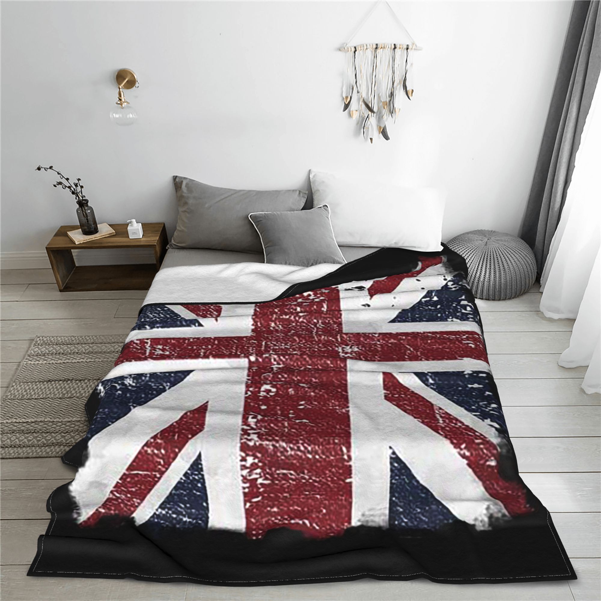 Distressed British Flag Black  - đánh giá và giá Home Office British