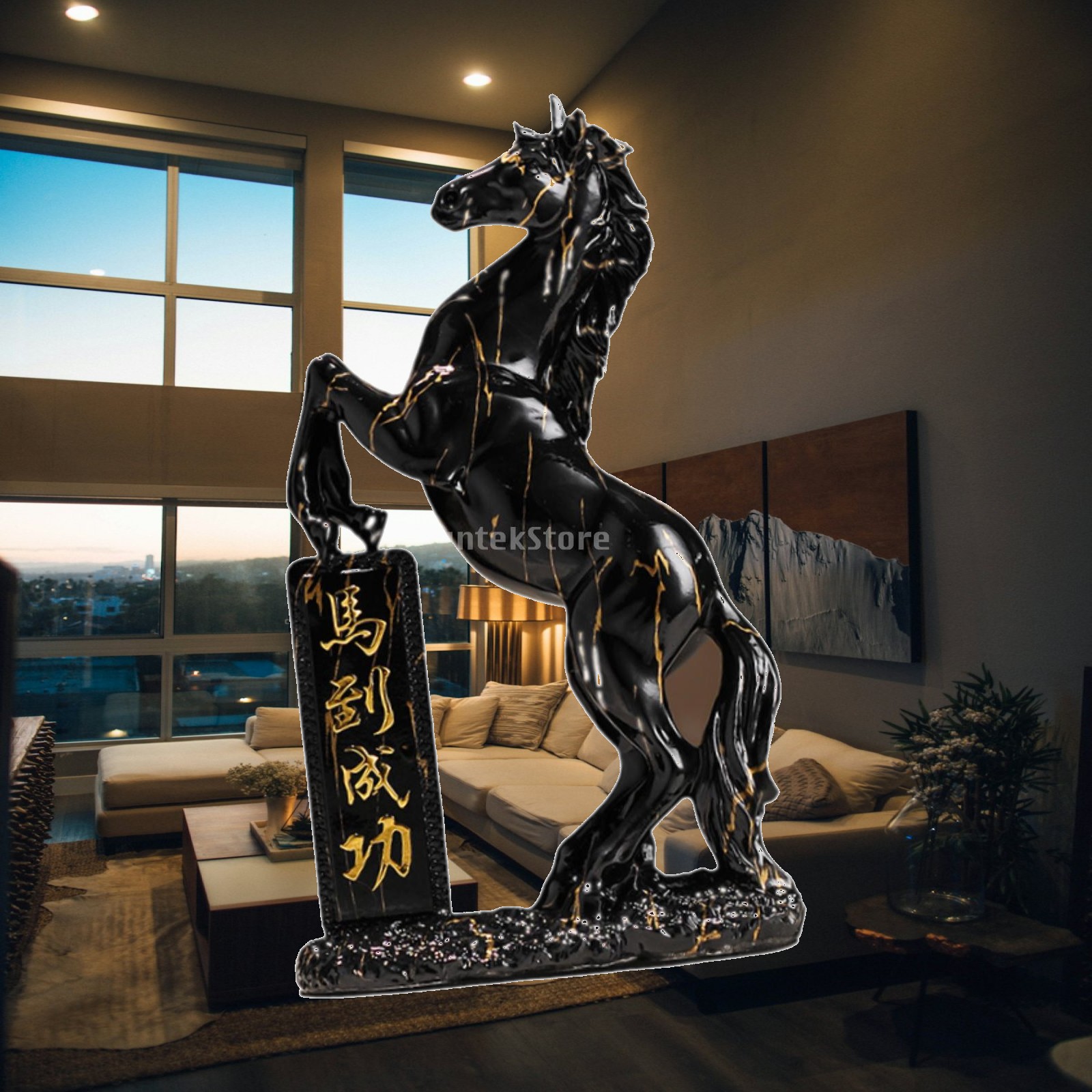 Horse Statue Resin Decoration  - đánh giá và giá Home Office Representative