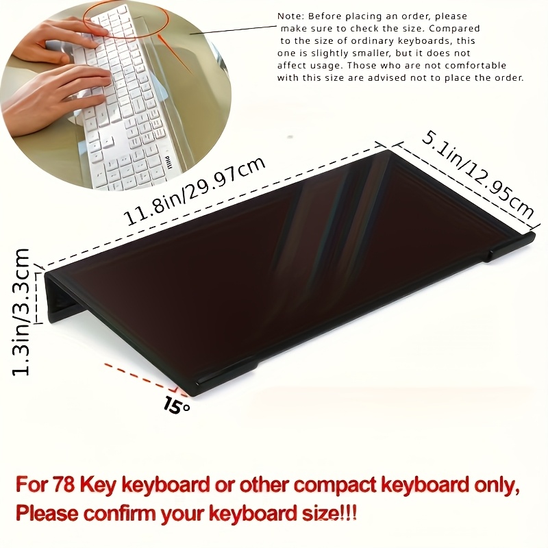 Acrylic keyboard stand, transp - đánh giá và giá Home Office Keyboard