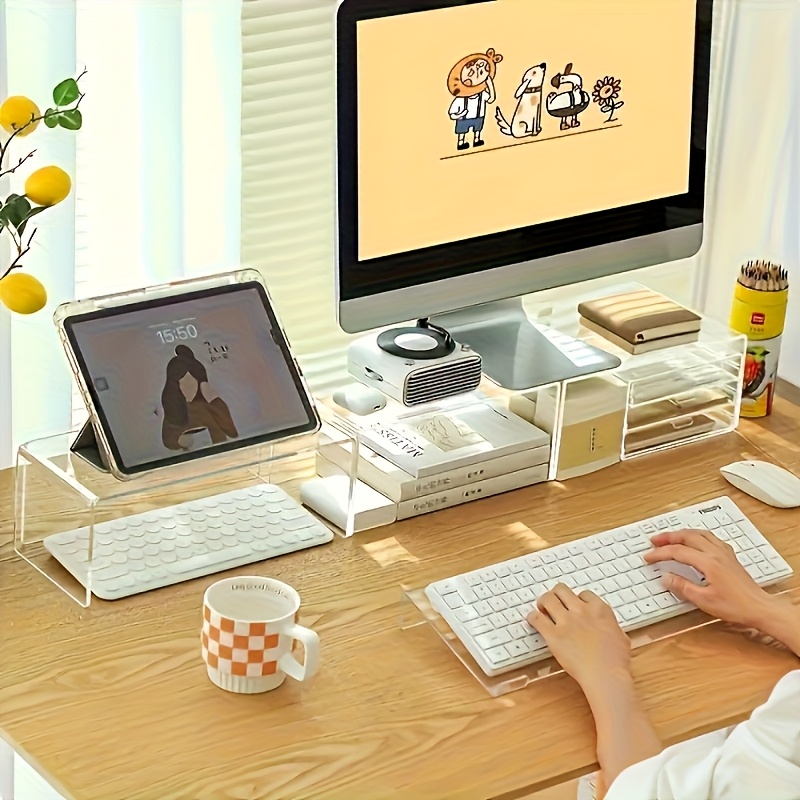 Acrylic keyboard stand, transp - đánh giá và giá Home Office Keyboard