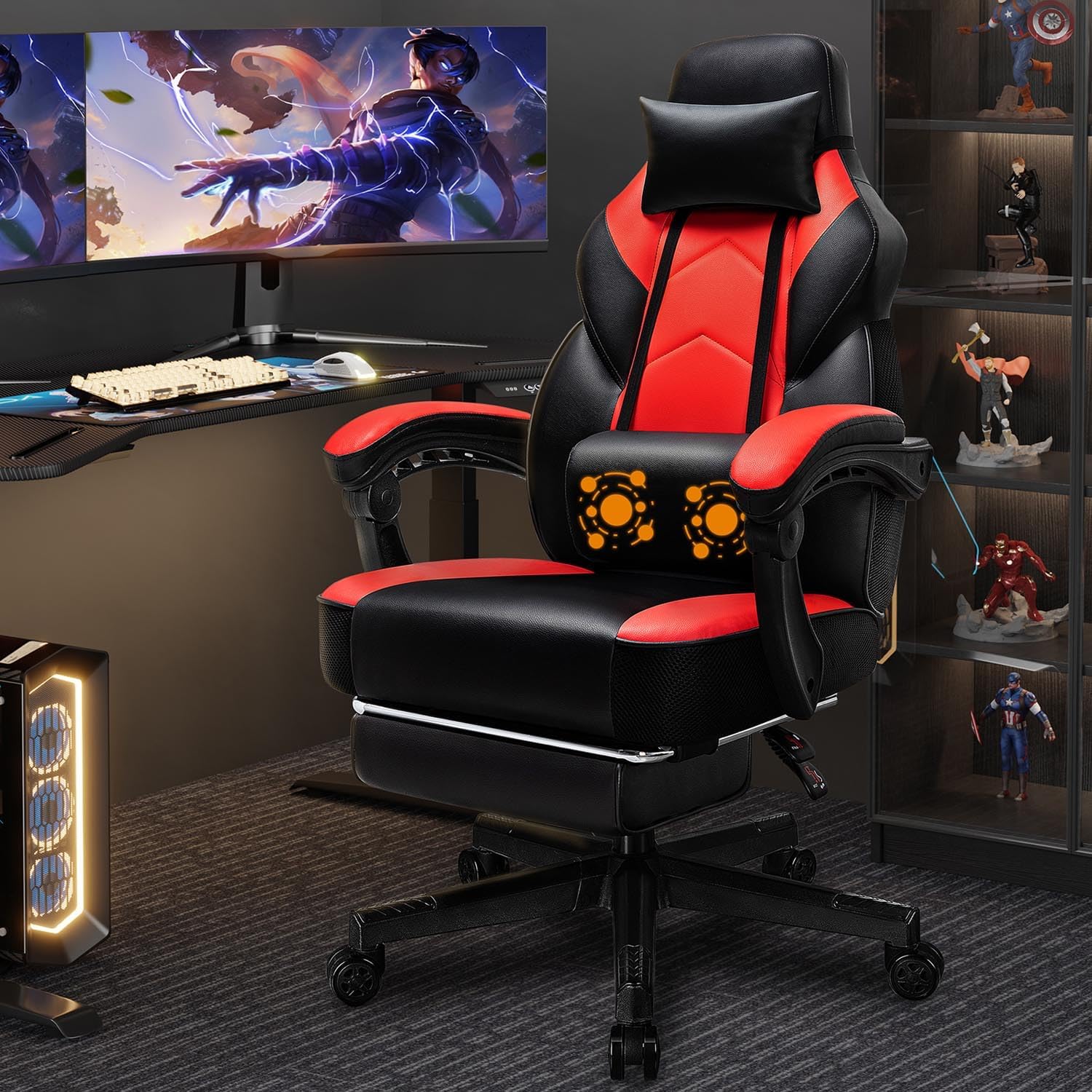 Gaming Chair with Footrest, Ma - đánh giá và giá Home Office Design