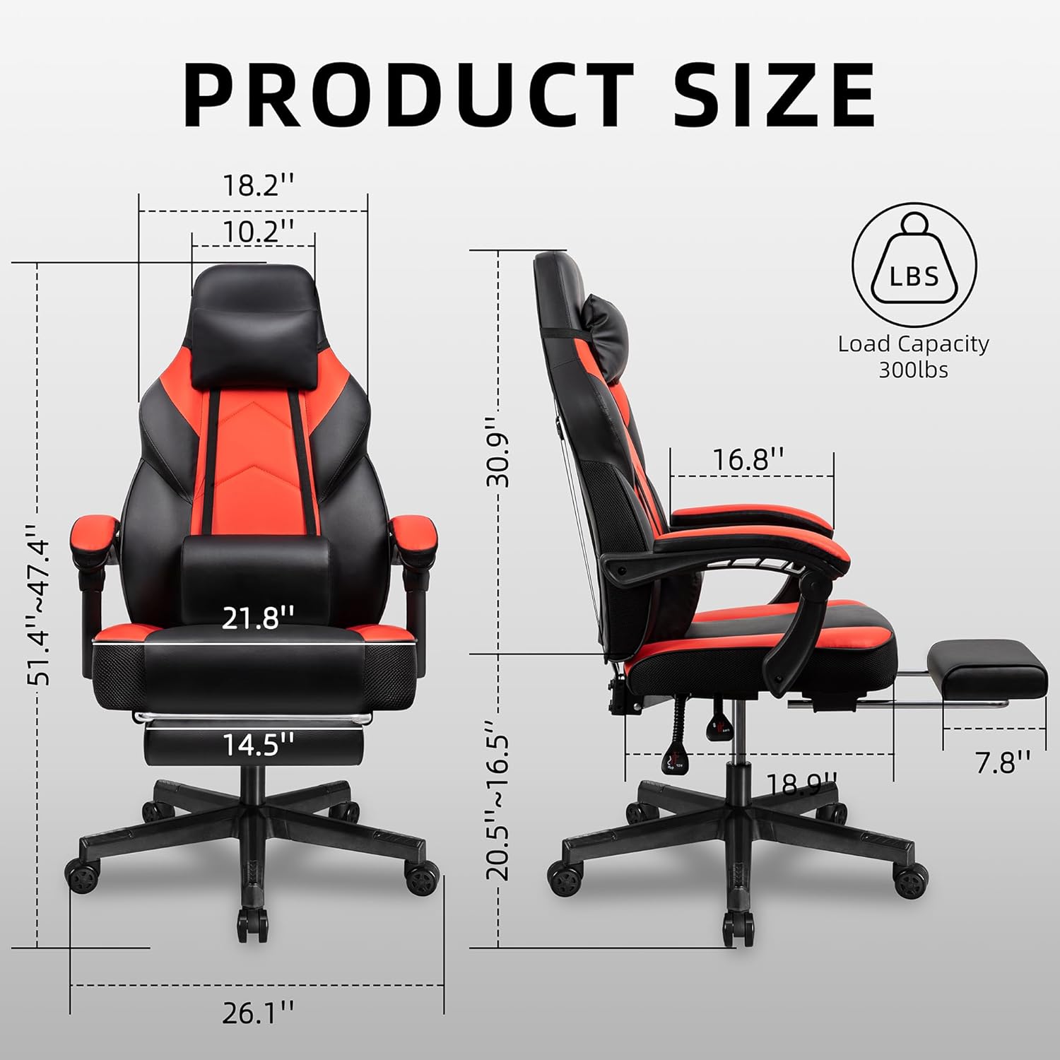 Gaming Chair with Footrest, Ma - đánh giá và giá Home Office Design