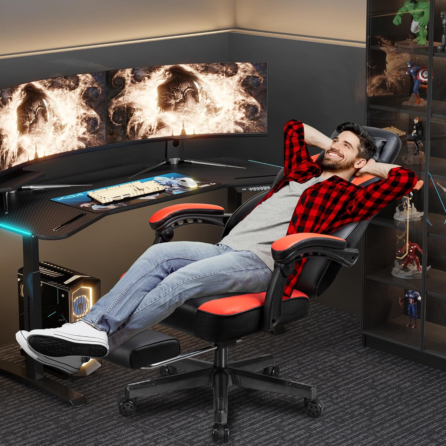 Gaming Chair with Footrest, Ma - đánh giá và giá Home Office Design