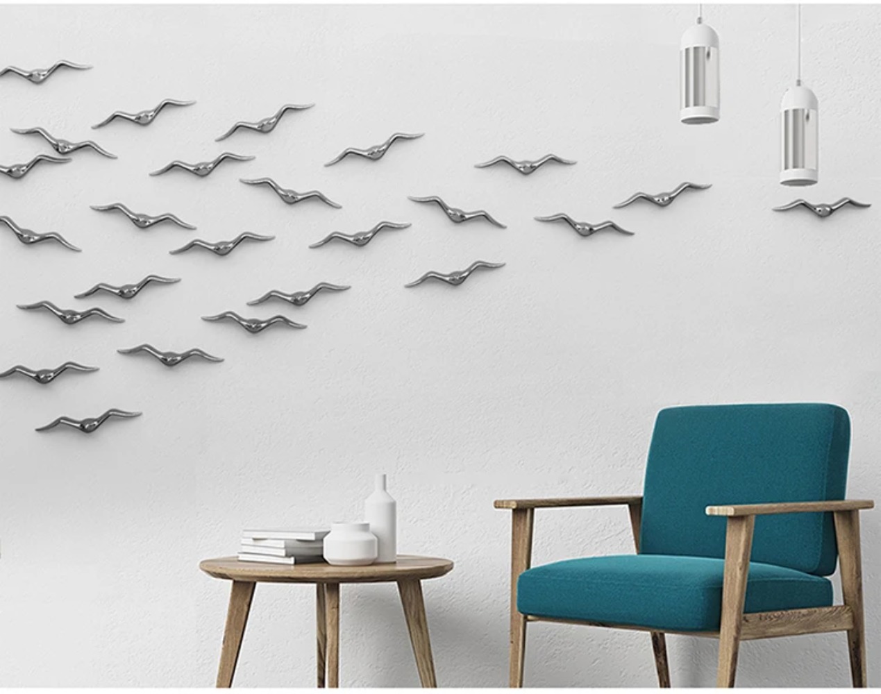 Ceramic Seagull Birds Wall Han - đánh giá và giá Home Office Background