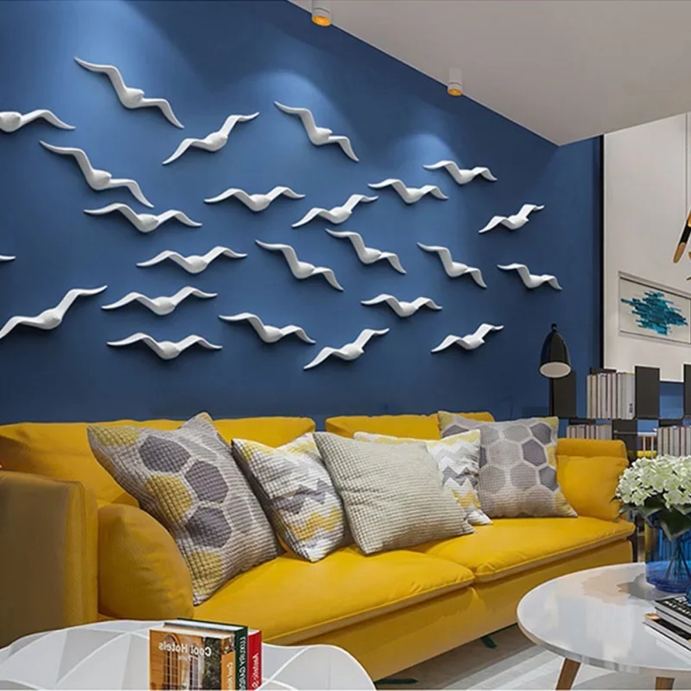 Ceramic Seagull Birds Wall Han - đánh giá và giá Home Office Background