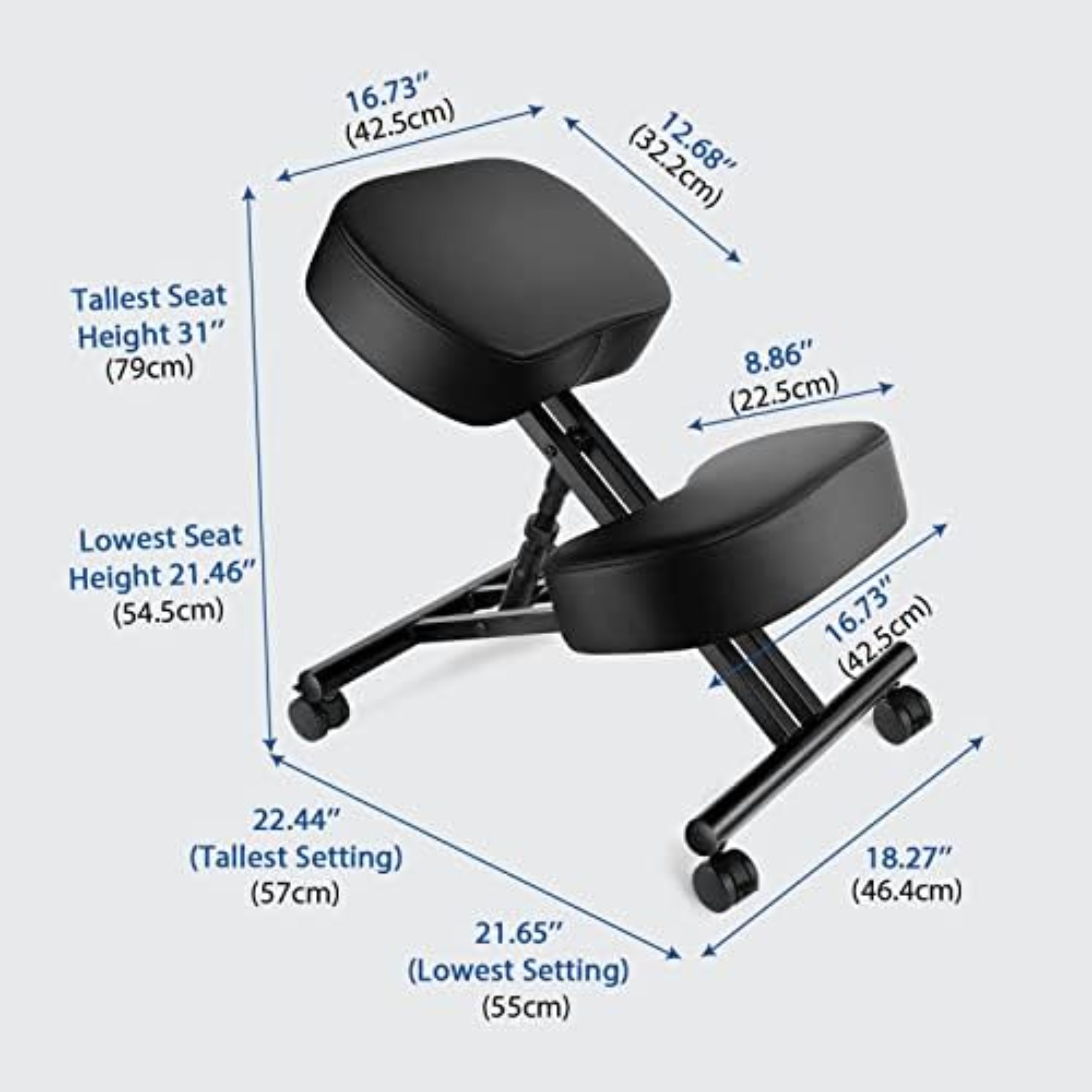 Ergonomic Kneeling Chair, Medi - đánh giá và giá Home Office Ergonomics