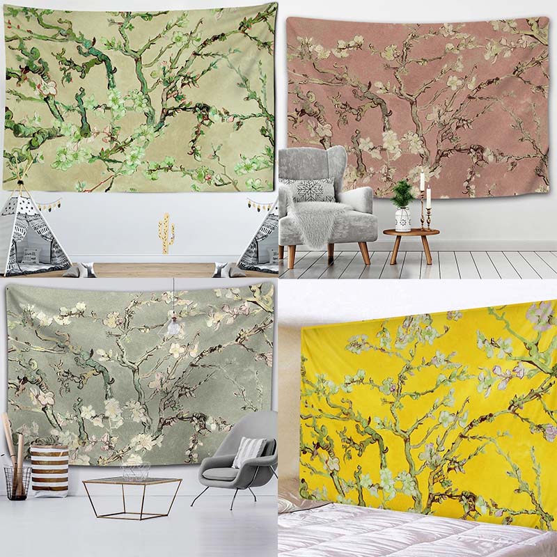 Retro Oil Painting Floral Back - đánh giá và giá Home Office Background