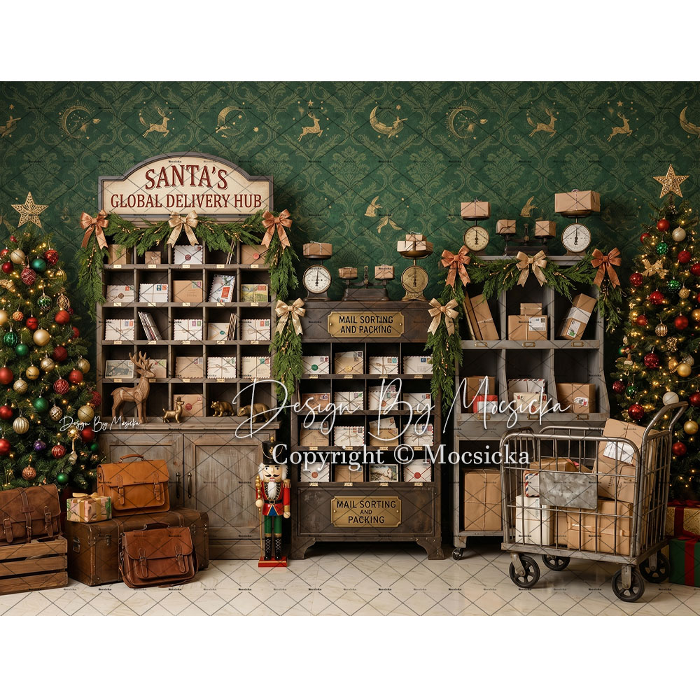 Mocsicka Christmas North Pole  - đánh giá và giá Home Office Background