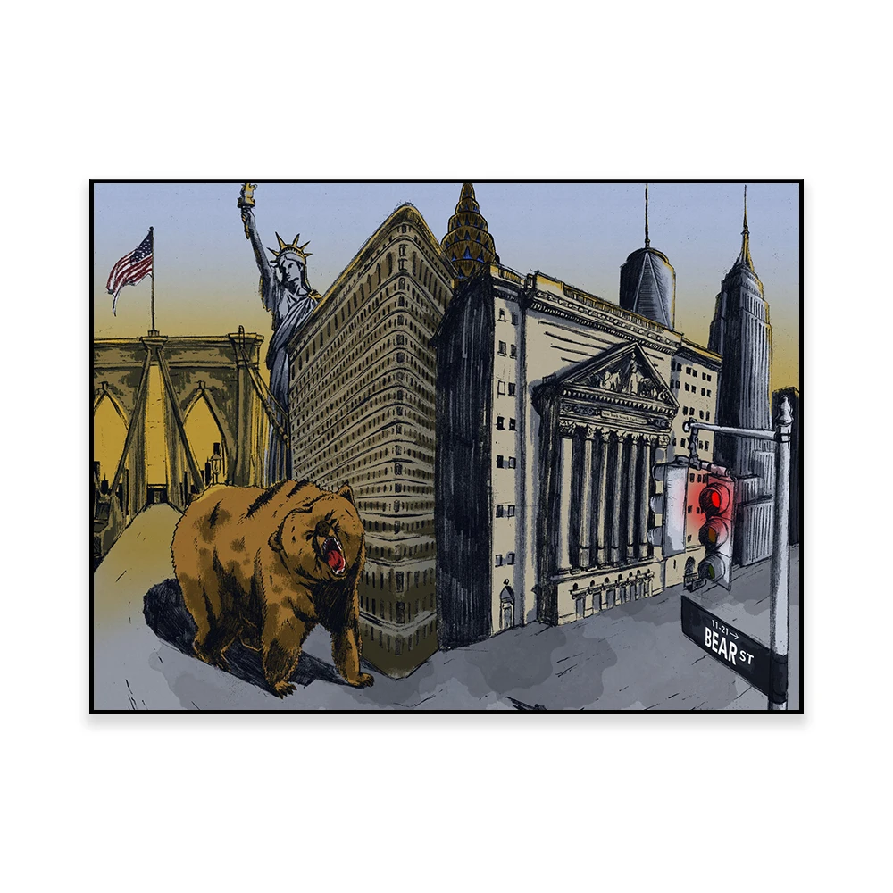 Bear Artwork | New York | Bear - đánh giá và giá Home Office Marketing