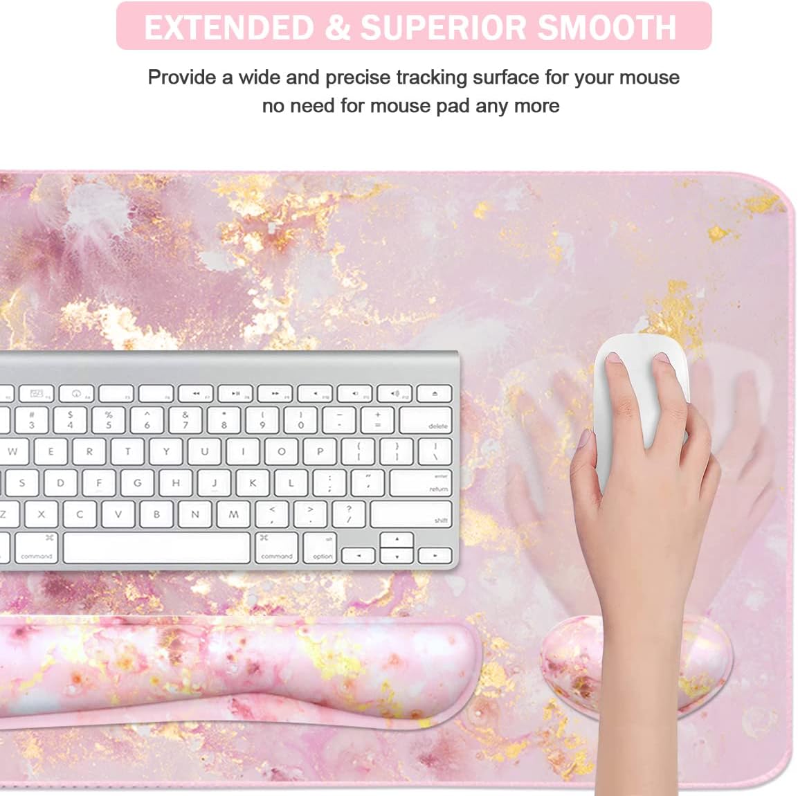 Large Gaming Mouse Pad with Ke - đánh giá và giá Home Office Keyboard