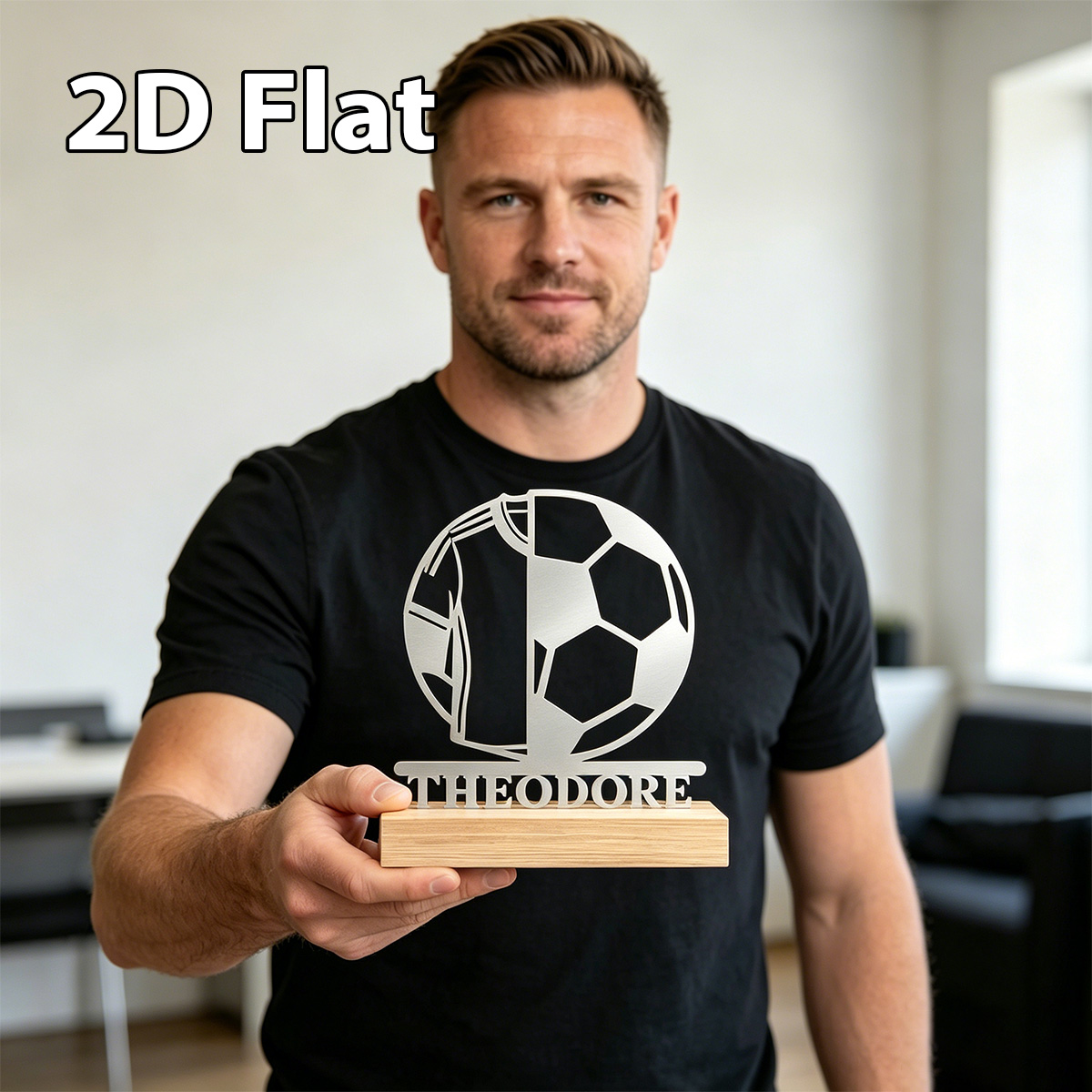 1Pc Csutom Football Soccer Woo - đánh giá và giá Home Office Decor