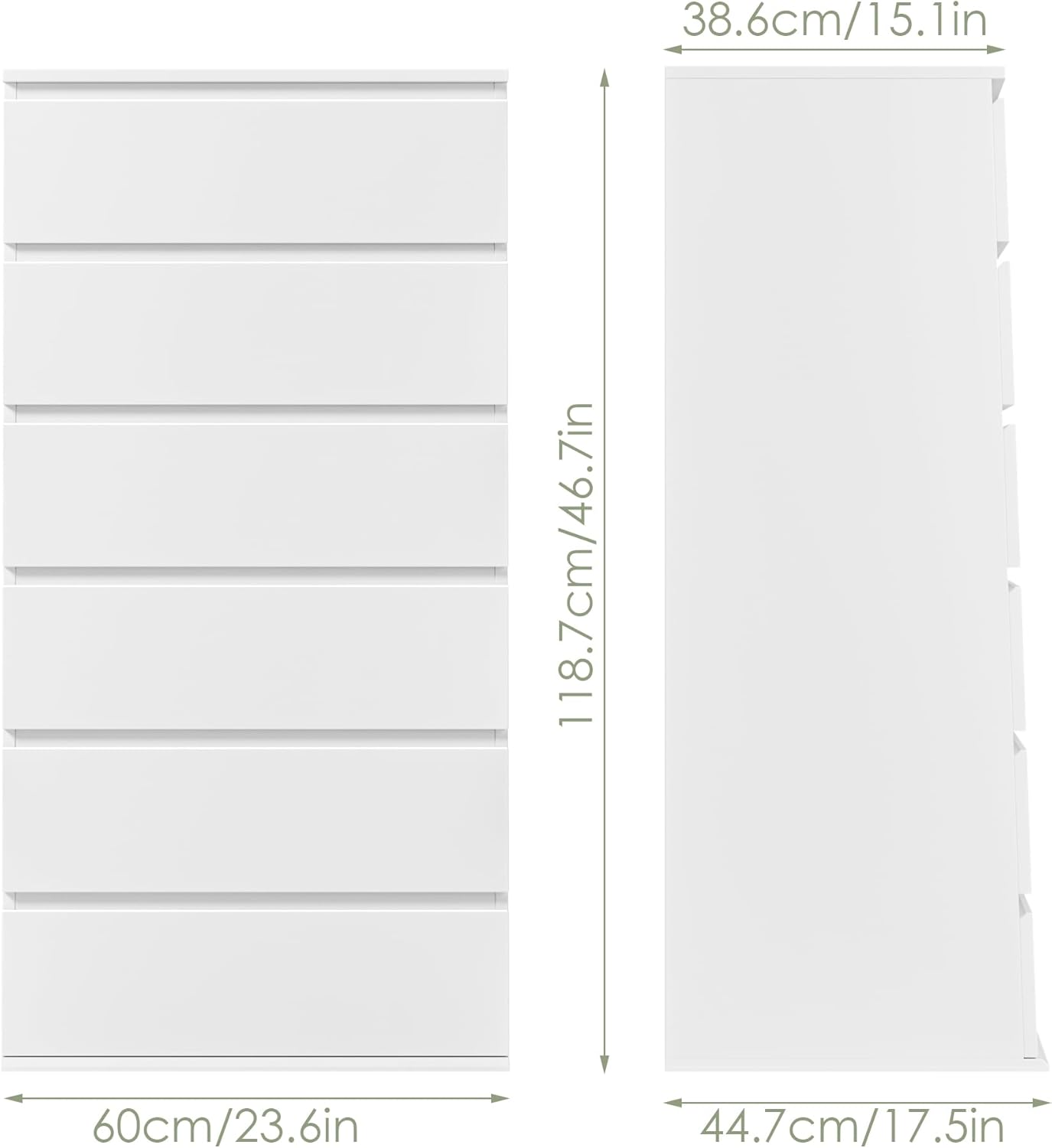 Modern Tall White Wooden Dress - đánh giá và giá Home Office Design