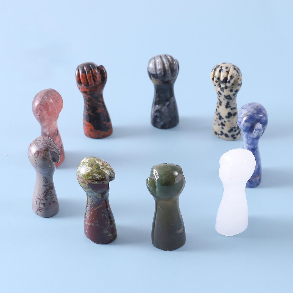 A natural stone Fist of Power  - đánh giá và giá Home Office Representative