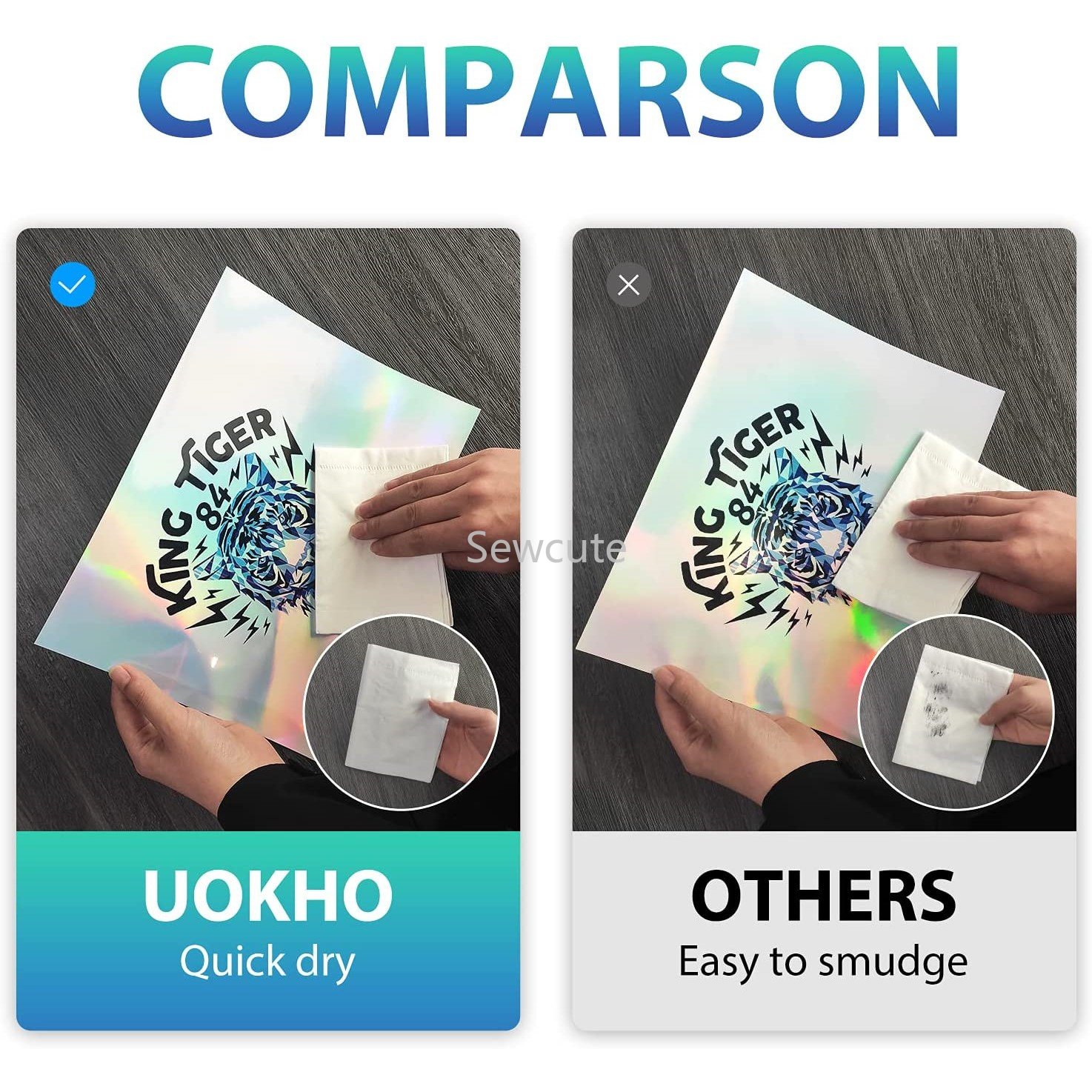 10Sheets Holographic Sticker P - đánh giá và giá Laser Printer Home