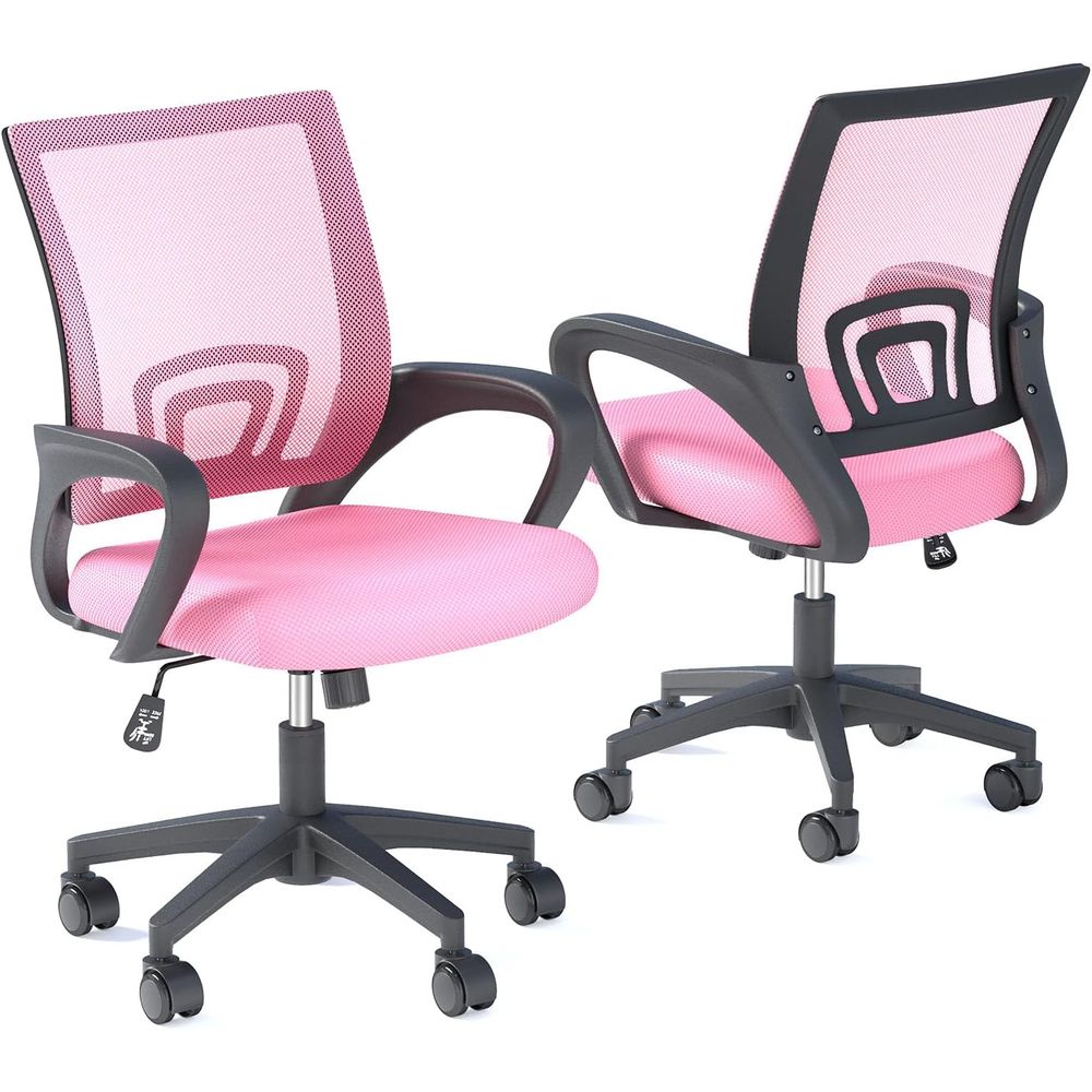 Pink Ergonomic Mesh Office Cha - đánh giá và giá Home Office Ergonomics